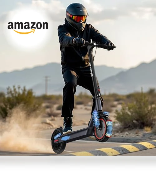 Foldable Electric Scooter — Electric Self-Balancing Scooters, WERHY