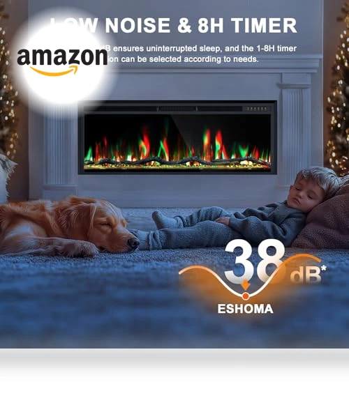 Linear Fireplace Heater — Electric Heating Solutions, Eshoma