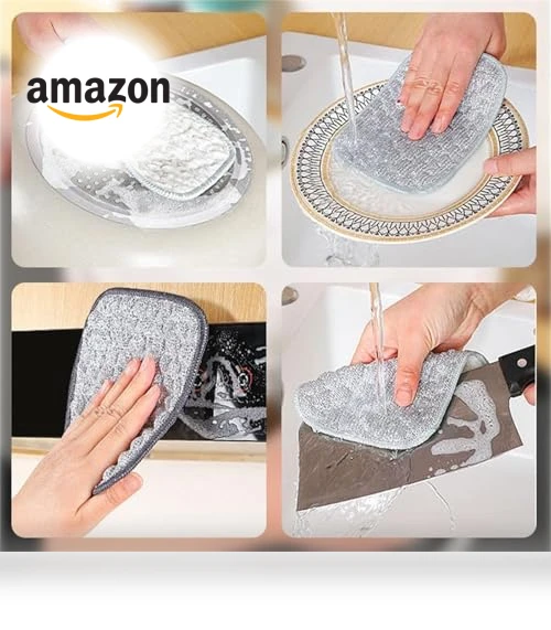 Reusable Wire Miracle Cleaning Cloths — Cloths, Fuiyuqa