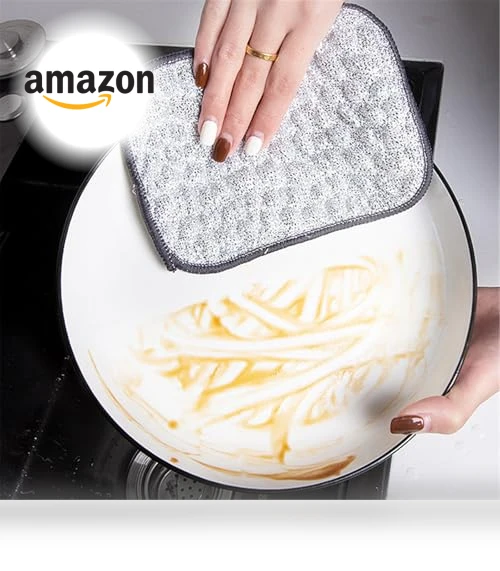 Reusable Wire Miracle Cleaning Cloths — Cloths, Fuiyuqa