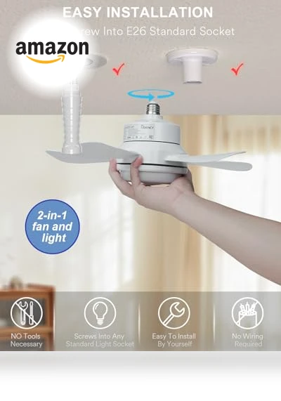 RGBW Color Changing LED Fan Light — Ceiling Fan Wall Controls, Ligency