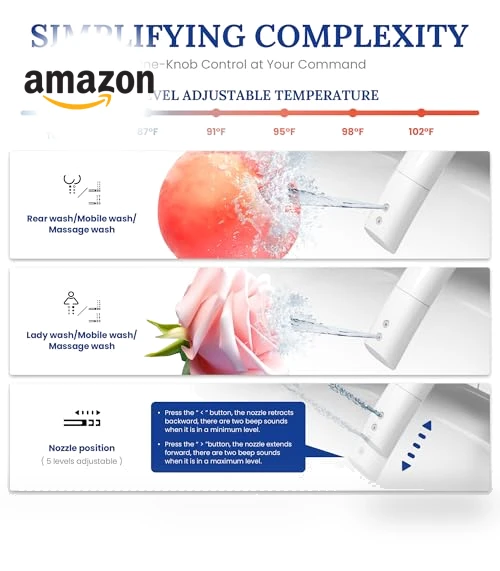 Smart Bidet Toilet with Heated Seat & Auto-Flush System — Bathroom Essentials, London Sunshine