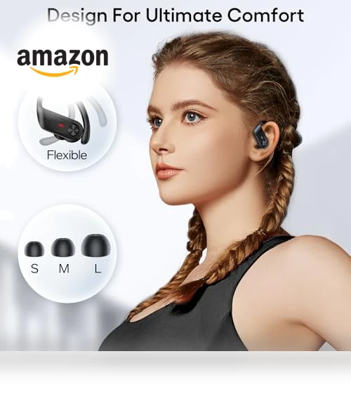 Wireless Earbuds with Deep Bass — In-Ear Headphones, TAGRY