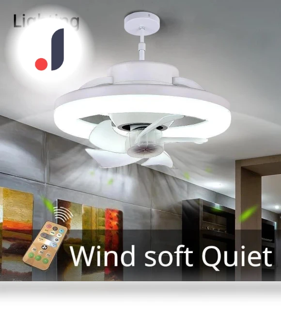 360° Rotating Ceiling Fan with LED Light — Ceiling Fan Lighting Solutions, YuTao Soliloquy