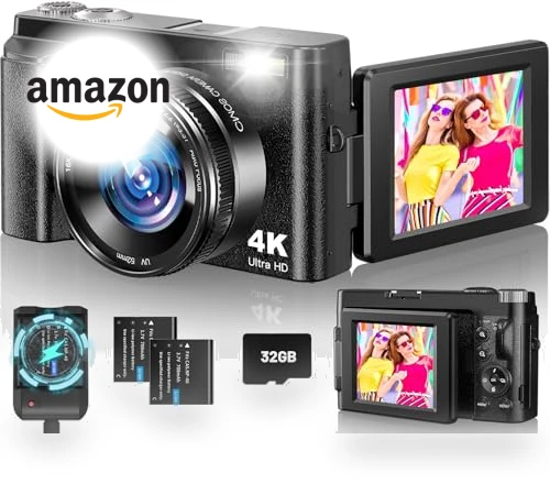 4K Digital Camera for Photography — Mirrorless Cameras, CAMKORY