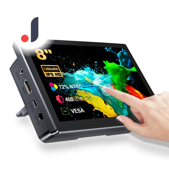 8-inch HD Touchscreen Display — Display Solutions, Zen-Japan Electronics