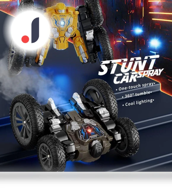 Dual-Sided Rotating Trick Car Robot Butterfly — Interactive Figures & Robots, Super Go