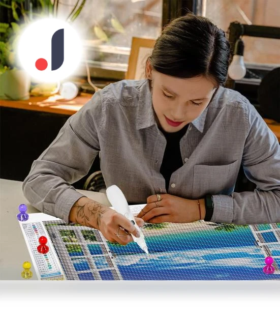 Electric Diamond Painting Pen — Doll Crafting, Kitty Cat House