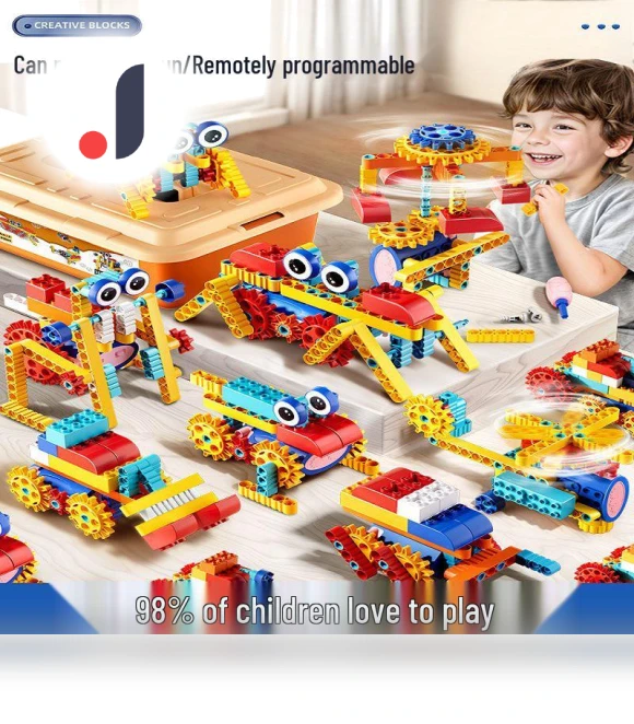 Electric Robot Building Blocks — Construction Kits, Super Go