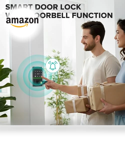 Keyless Entry Smart Door Lock with Doorbell — Smart Home Security, Mutak
