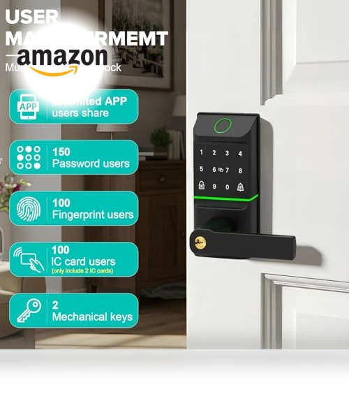 Keyless Entry Smart Door Lock with Doorbell — Smart Home Security, Mutak
