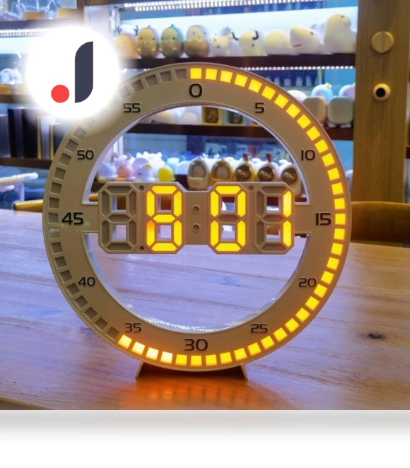 Portable LED Digital Wall Clock — Clocks, helloword
