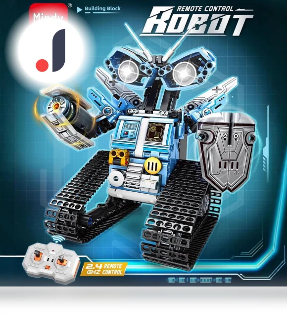 Robot with Remote Control 2.4G, Compatible with Lego Blocks — Construction Kits, Super Go