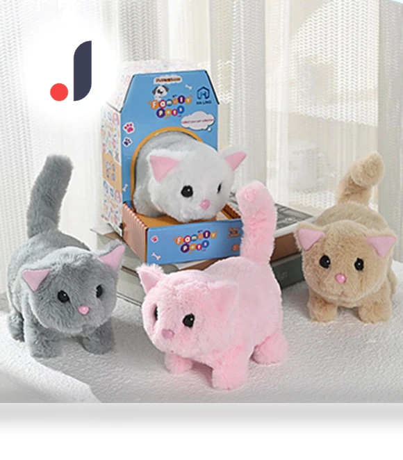 Robotic Simulated Pet Cat — Interactive Animal Companions, Wahaha123