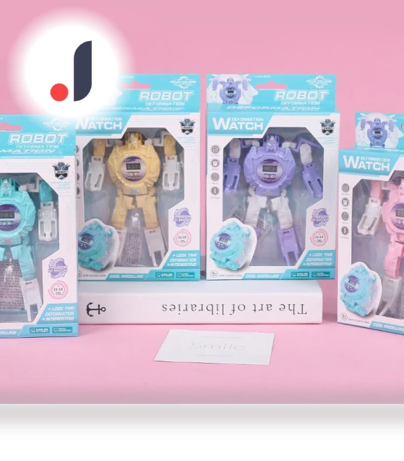 Transforming Cartoon Robot Watch — Interactive Learning Devices, Super Go