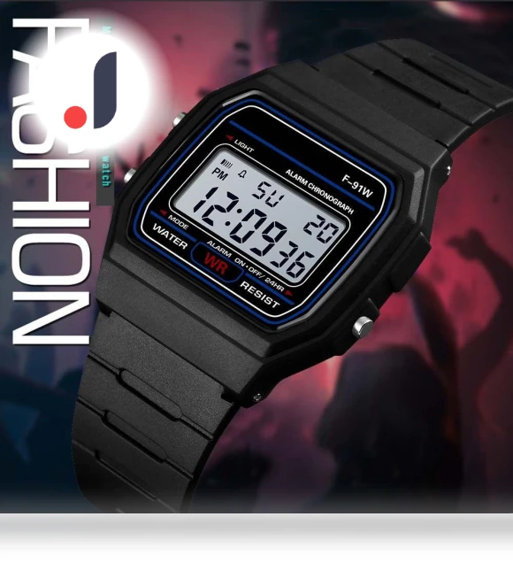 Travel Outdoor Waterproof Electronic LED Smart Watch — Sport Watches, Dehuien
