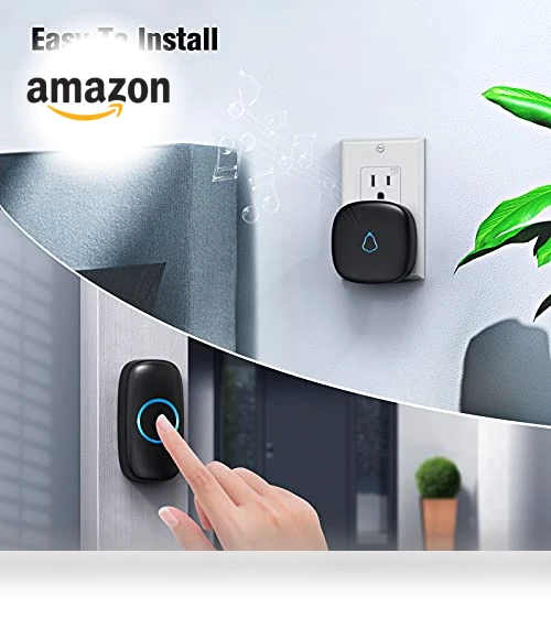 Wireless Doorbell with 2 Buttons — Kits, SECRUI