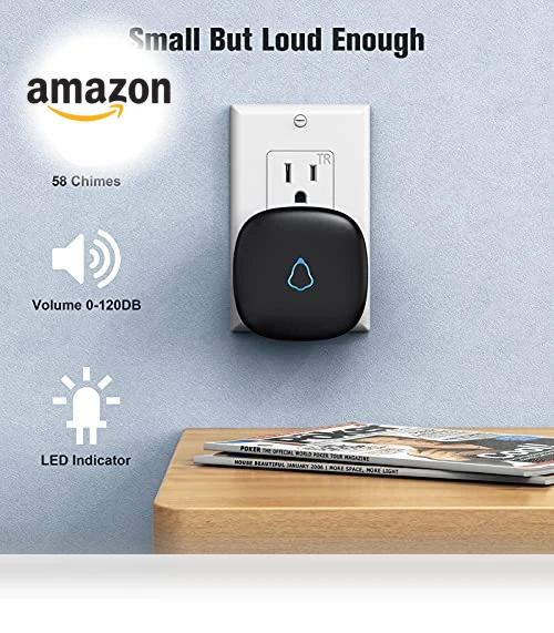 Wireless Doorbell with 2 Buttons — Kits, SECRUI