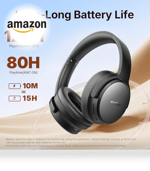 Active Noise Canceling Headphones — In-Ear Headphones, EarFun