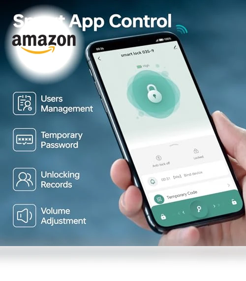 Fingerprint Door Lock — Padlocks & Hasps, LEELEN