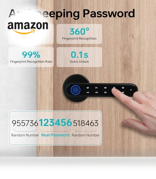 Fingerprint Door Lock — Padlocks & Hasps, LEELEN