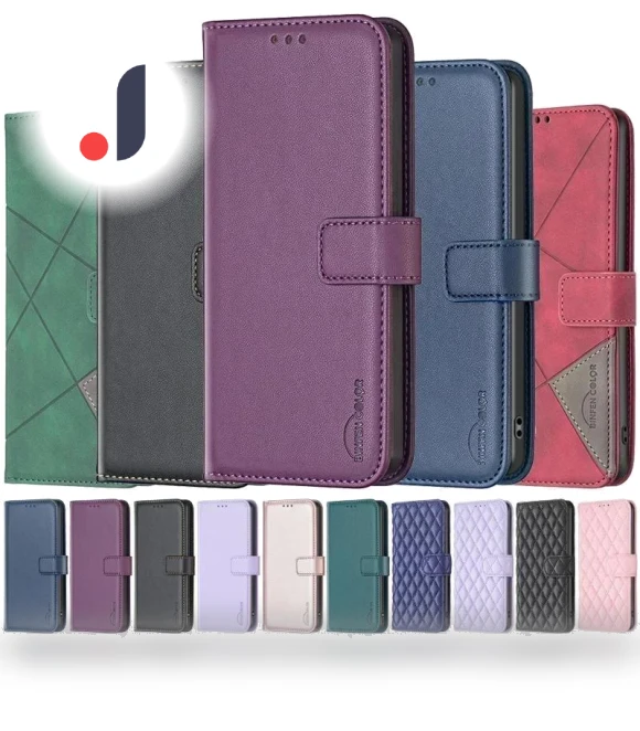 Leather Wallet Phone Cover — Basic Cases, CASE-FE1