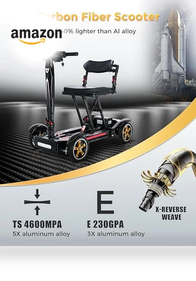 Lightweight 4 Wheel Mobility Scooter — Mobility Scooters, MIHAYO