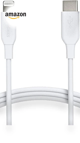 USB-2.0 Type C to Lightning Cable — Lightning, Amazon