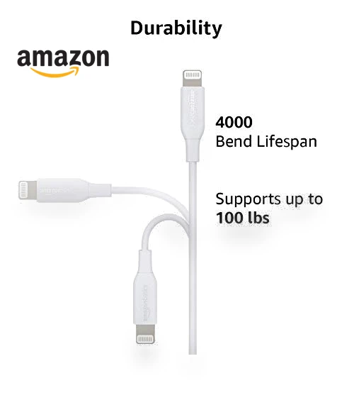 USB-2.0 Type C to Lightning Cable — Lightning, Amazon