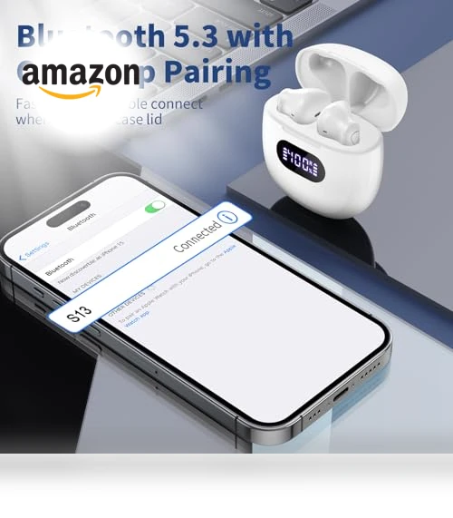 Wireless Earbuds — In-Ear Headphones, Jrwaro