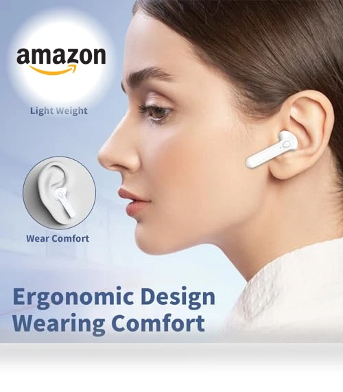 Wireless Earbuds — In-Ear Headphones, Jrwaro
