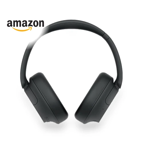 Wireless Headphones Bundle with Clip-On Light — Over-Ear Headphones, Sony