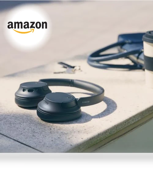 Wireless Headphones Bundle with Clip-On Light — Over-Ear Headphones, Sony