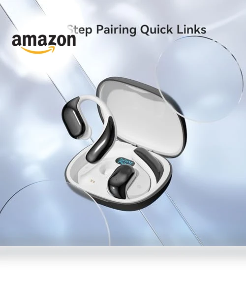 Wireless Headset with LED Display — Over-Ear Headphones, OOYY