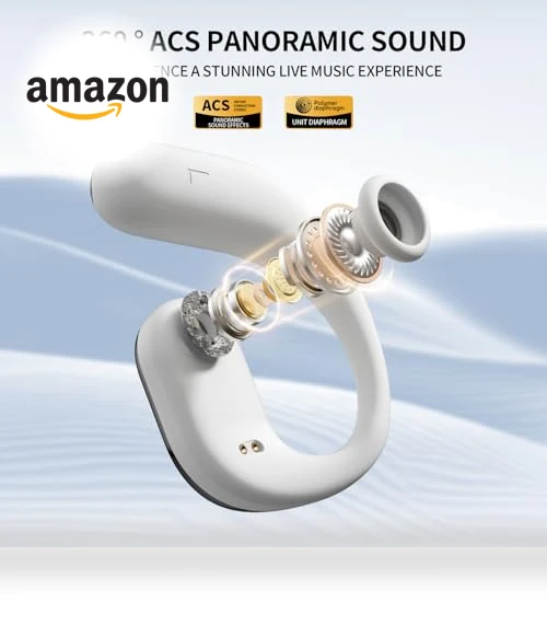 Wireless Headset with LED Display — Over-Ear Headphones, OOYY