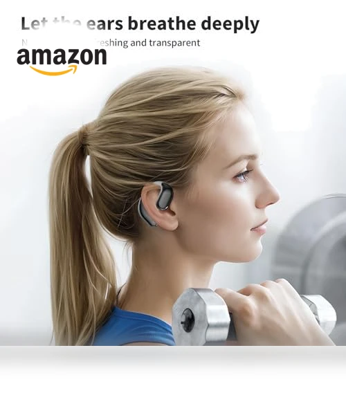 Wireless Headset with LED Display — Over-Ear Headphones, OOYY