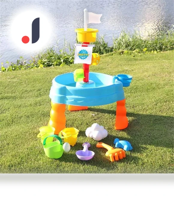 Colorful Kids Sand and Water Play Table — Outdoor Seating, Specials