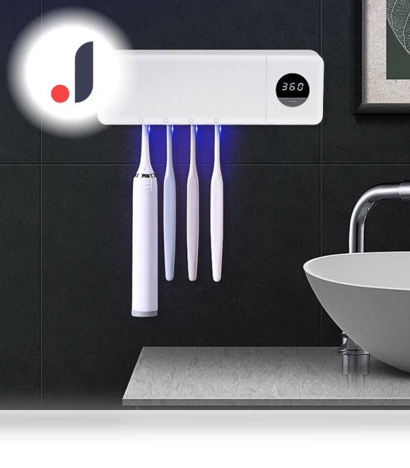 Electric Toothbrush Sterilizer with 4 Slots — Toothbrush Holders, Huiheyu Trade