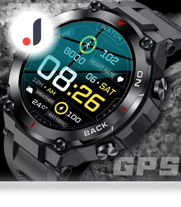 GPS Smartwatch Fitness Tracker — Smartwatches, SACOSDING