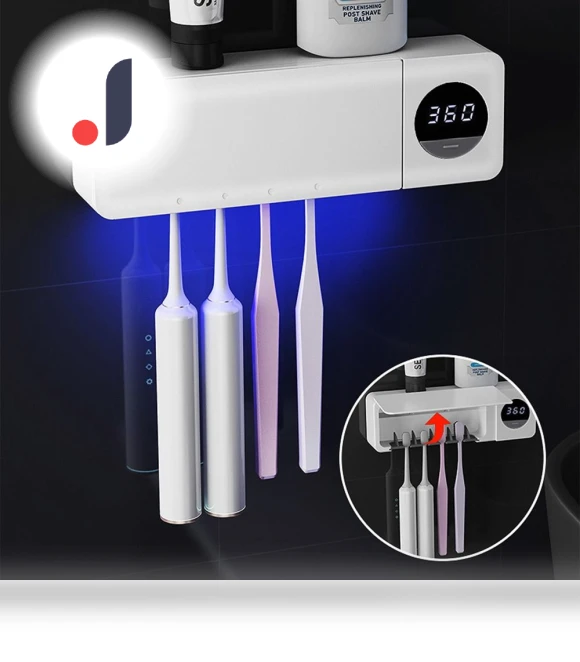 UV Sterilization Toothbrush Holder — Travel Toothbrush Holders, allgoodsnews37