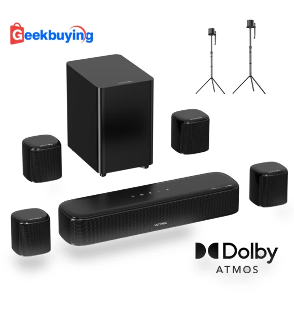Aura A60 7.1 Soundbar with Speaker Stands — Home Entertainment Systems, Ultimea