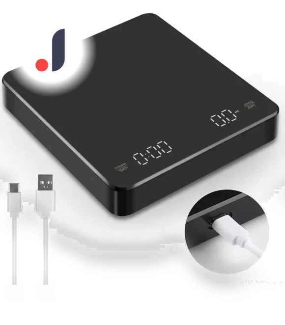 Digital Coffee Scale with Timer and USB Charging — Weight Management Tools, Various wearables