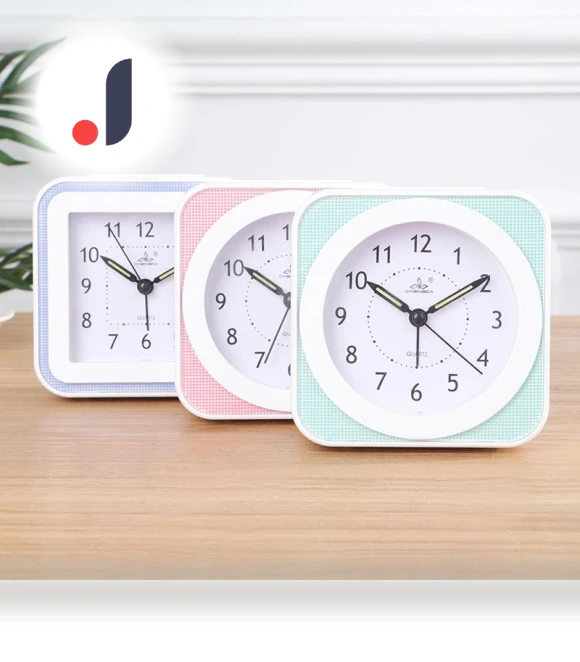 Silent Scanning Speaker with Night Light, Sleep Music, Square Alarm Clock — Alarms & Clocks, Aisaida