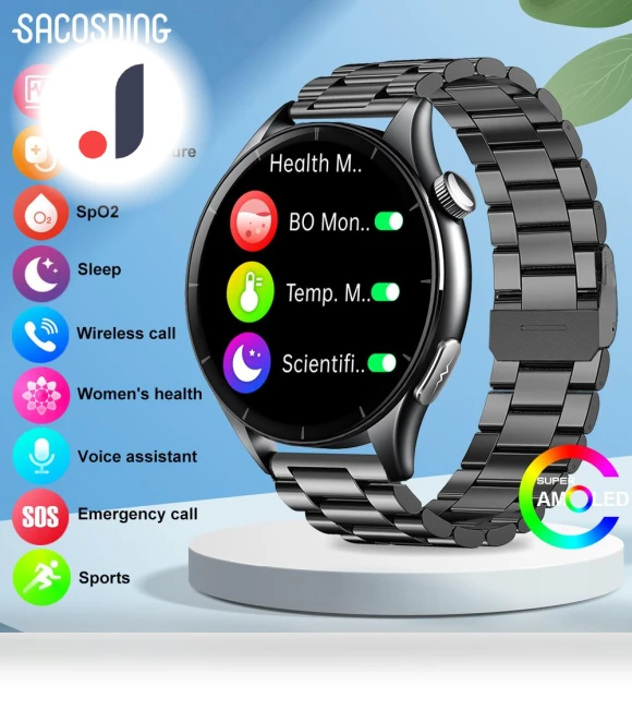 Smart Watch with ECG+PPG — Smartwatches, SACOSDING