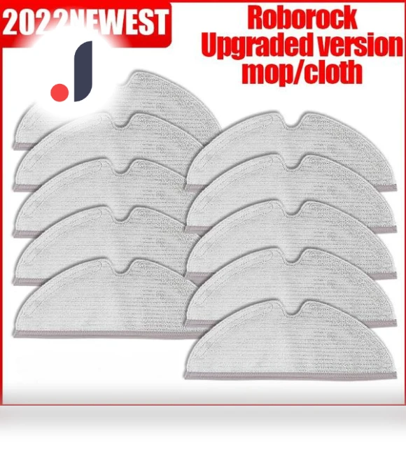 Upgraded Version, Robot Vacuum, Mop Cloths — Smart Cleaning Robots, Happy Market
