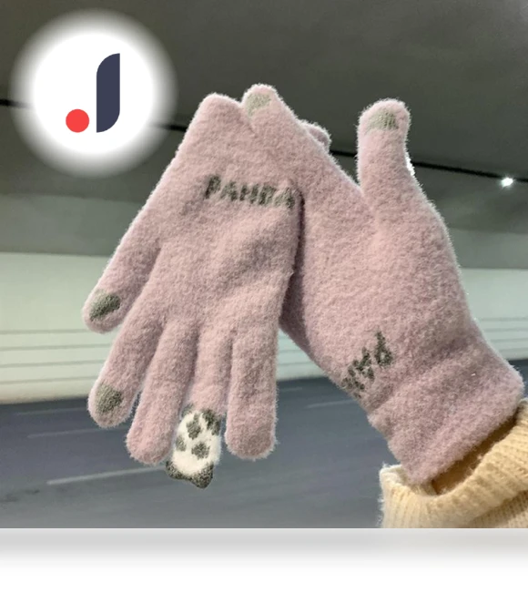 Women's Warm Winter Gloves with Touchscreen — Arm Warmers, Wotypea
