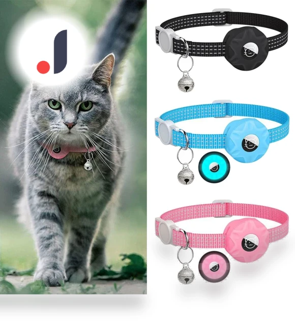Adjustable AirTag Holder for Pets — Trackers, BlacvvMee
