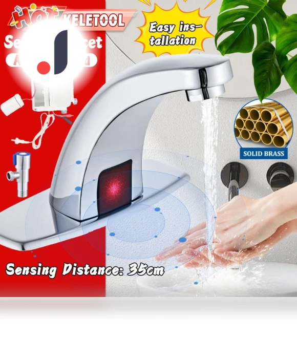 Automatic Infrared Touchless Faucet — Smart-Touch Kitchen Faucets, The Romantics