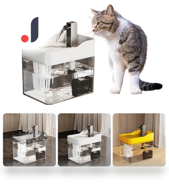 Automatic Water Fountain for Pets — Fountains, Three Body