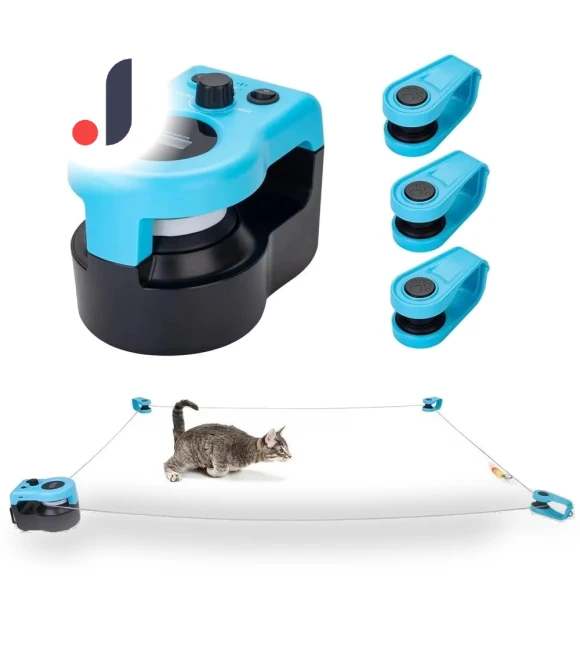 Interactive Cat Toys Adjustable Speed Smart Teaser Cat Toys 2024 Cat Treadmill Indoor — Cat Playthings, dewang21